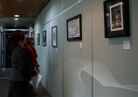 Las obras ganadoras del certamen pasan a ser propiedad de la UCR y  es el Consejo Universitario el que conserva y custodia toda la colección. (Foto: Andrea Jiménez M.)