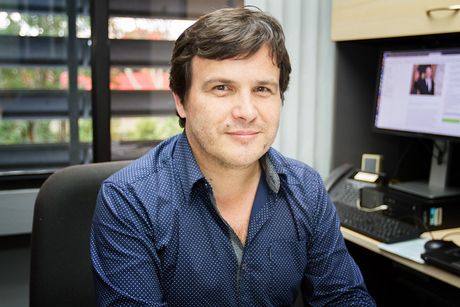 El Dr. Carboni aseguró que desde su gestión promoverá la discusión de los retos que enfrenta la Universidad. (Foto: Andrea Jiménez)