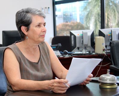 Dra. Teresita Cordero Cordero, directora del Consejo Universitario. (Foto: Andrea Jiménez)