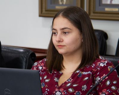 Miryam Badilla, representante estudiantil ante el Consejo Universitario.