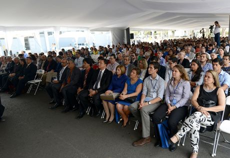 El último Congreso Universitario de la Universidad de Costa Rica se realizó en el año 2014. La imagen corresponde a la inauguración realizada en el parqueo de la Facultad de Ciencias Económicas. (Foto: Laura Rodríguez, ODI)