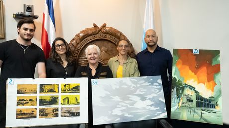 En total se valoraron 56 obras las cuales fueron presentadas por estudiantes de la Sede Rodrigo Facio, la Sede Regional del Caribe, la Sede Regional  de Occidente, el Recinto de Grecia, Sede Regional del Atlántico y  la Sede Regional del Sur. (Foto: Andrea Jiménez, CU)